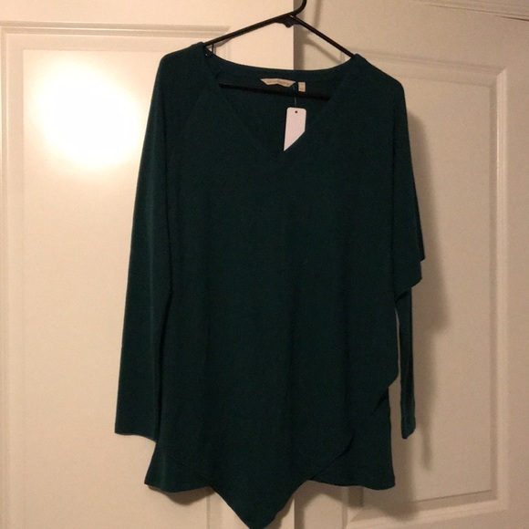 Soft Surroundings Madeline Tunic in Jewel Green - Picture 3 of 9